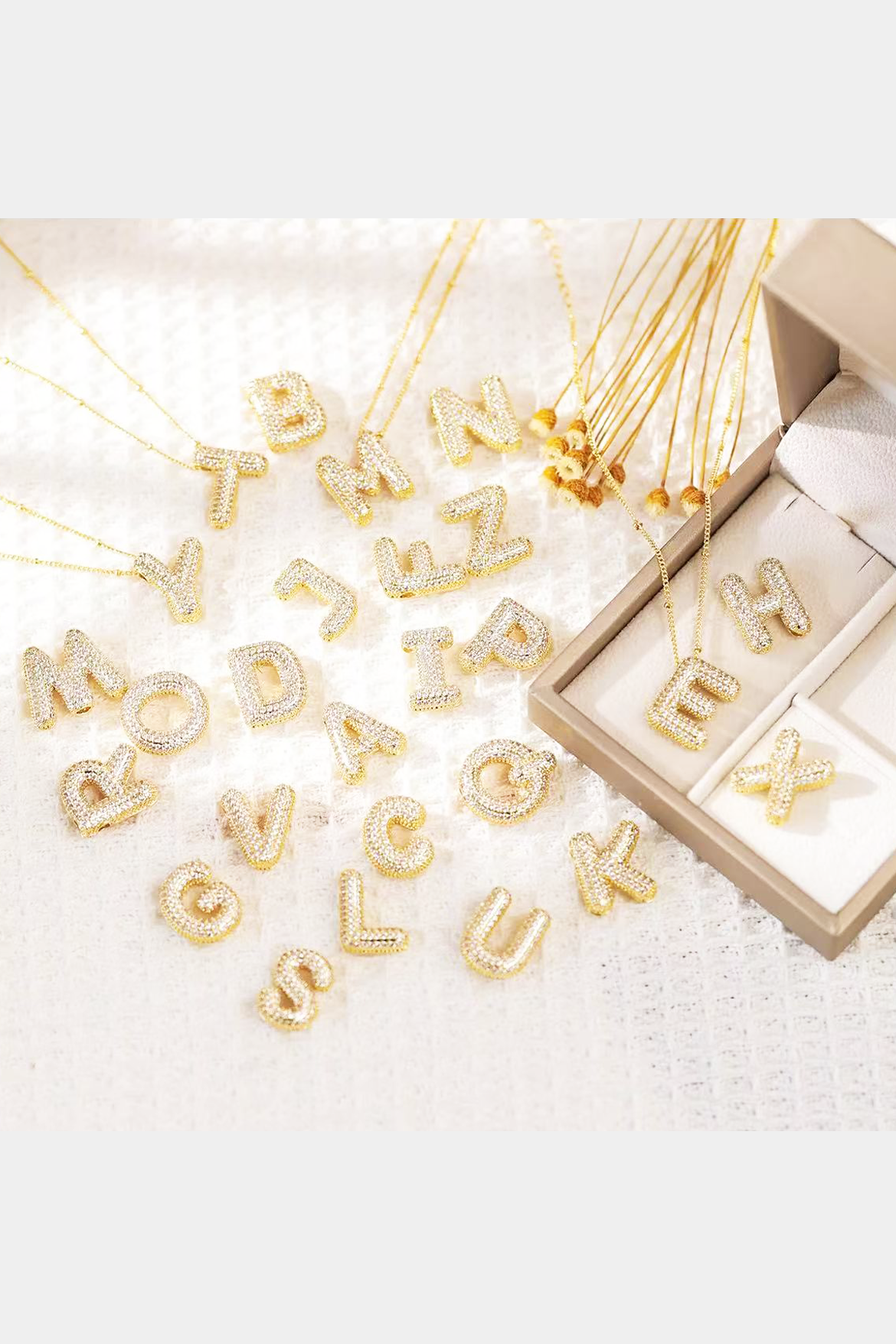 All 18K Gold-Plated Letter Necklace