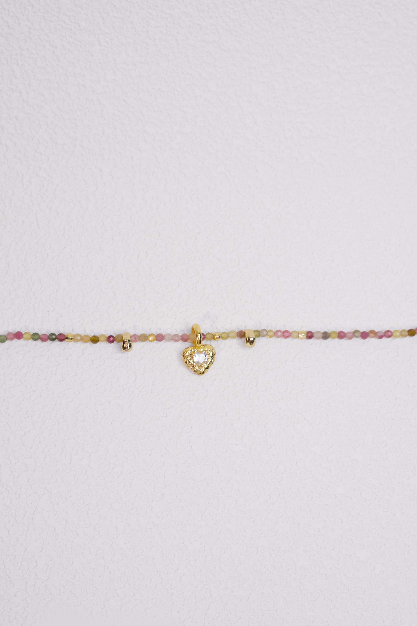 18K Gold-Plated Rainbow Gem Bracelet Closer Look