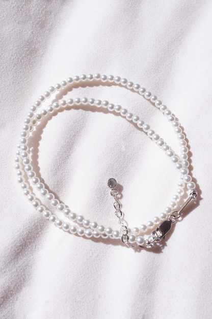 Classic Beaded Pearl Necklace