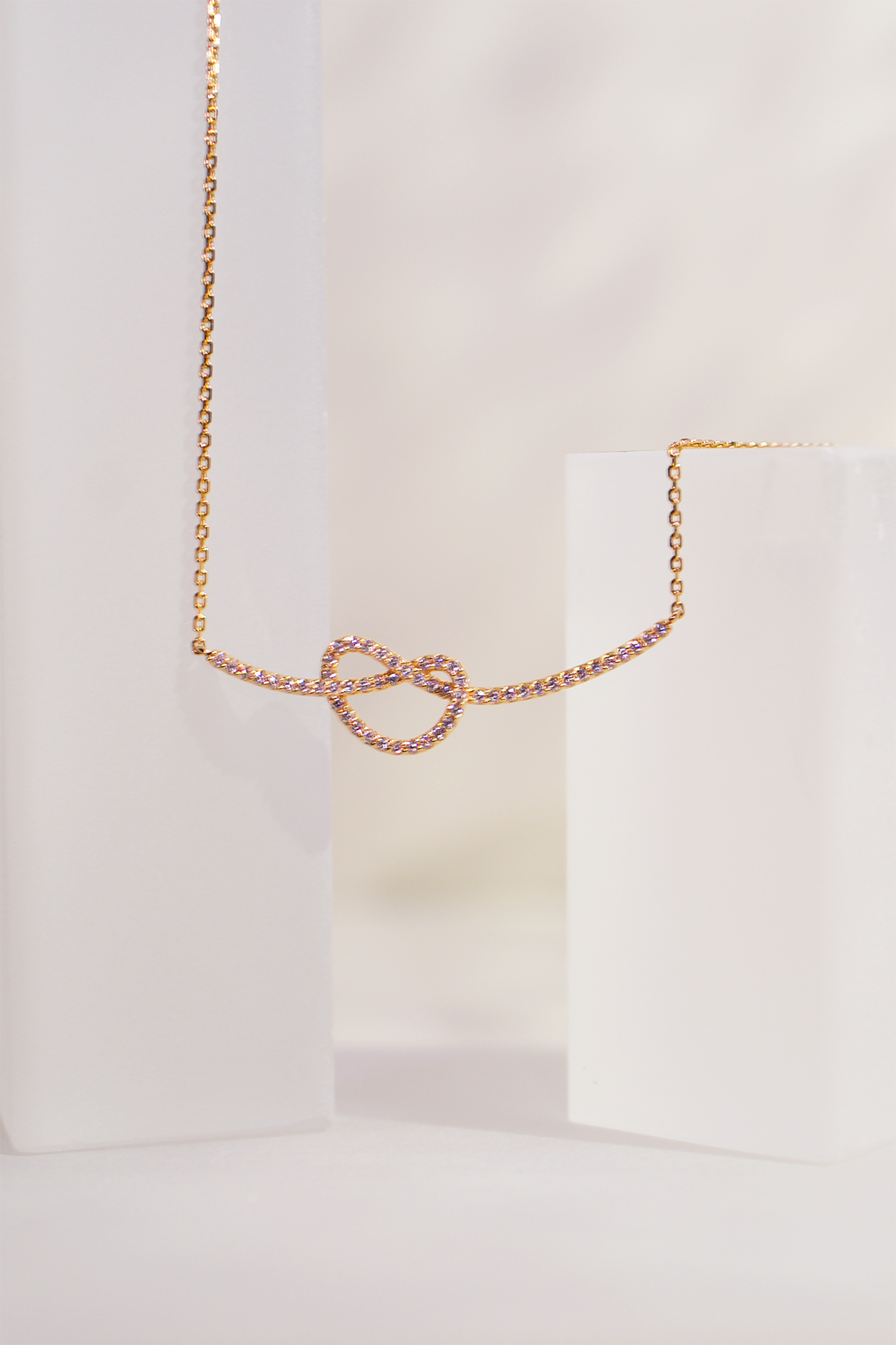 18K Gold-Plated Infinity Heart Necklace