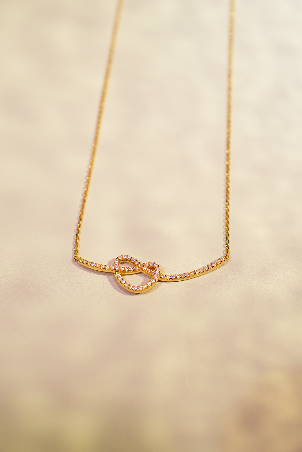 18K Gold-Plated Infinity Heart Necklace