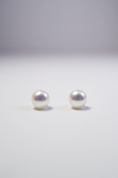 Iridescent Pearl Studs