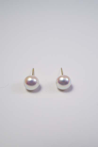 Iridescent Pearl Studs