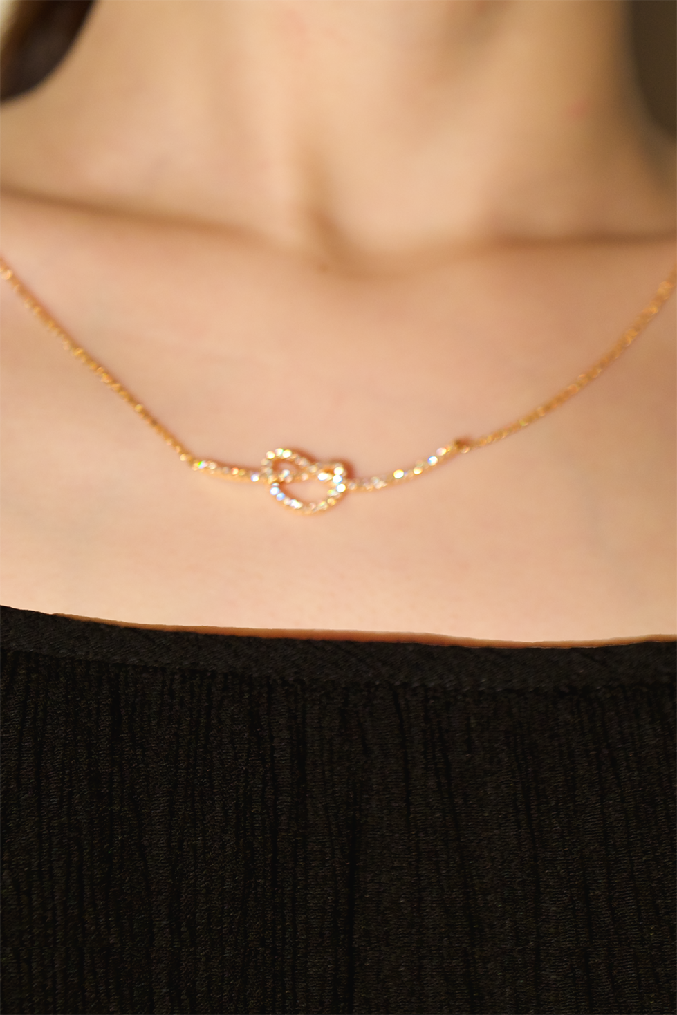 18K Gold-Plated Infinity Heart Necklace