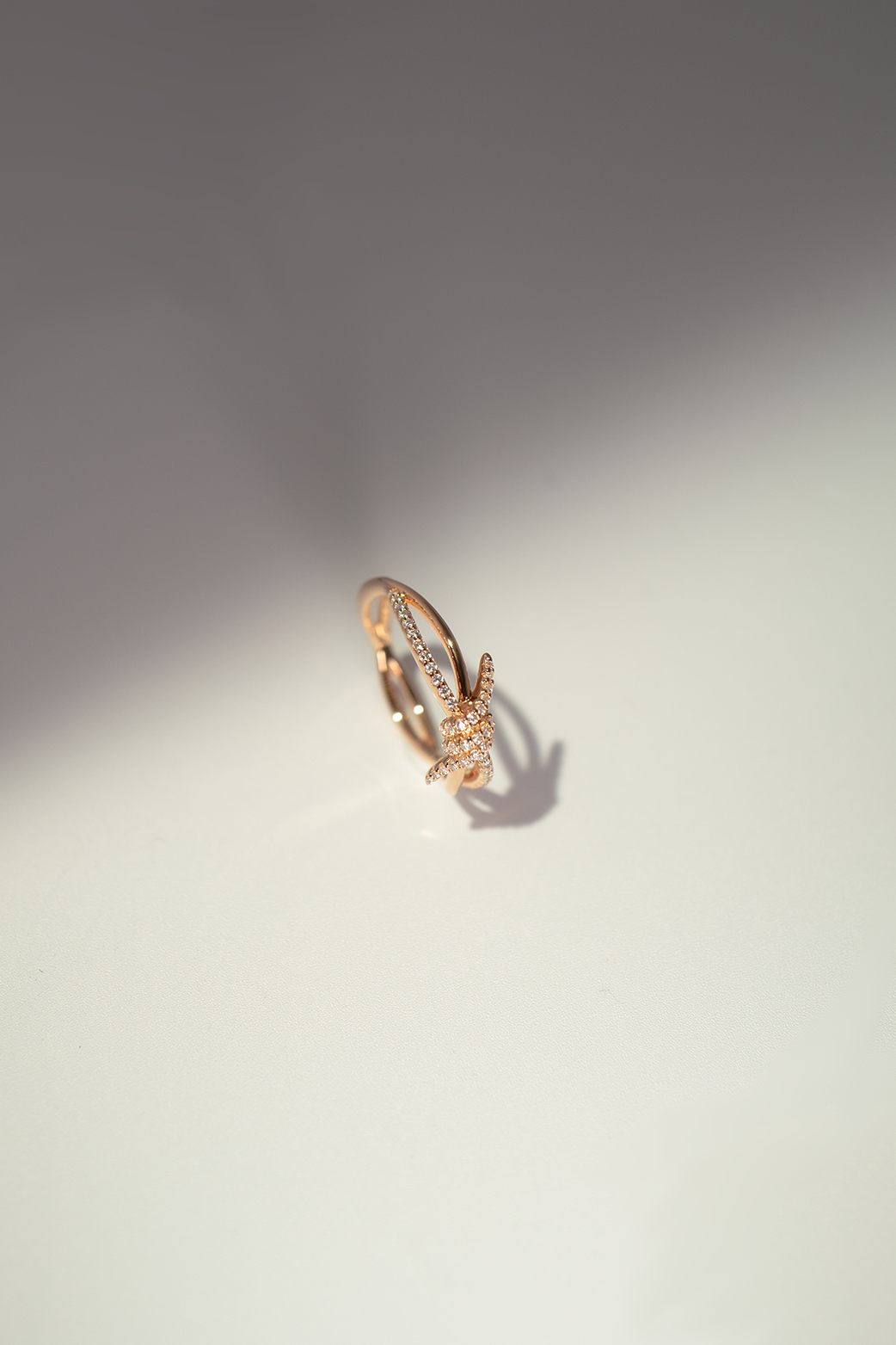 18K Gold-Plated Bow Knot Ring